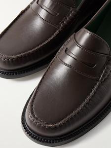 Кожаные пенни-лоферы Yardee VINNY'S, темно-коричневый