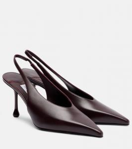 Туфли-лодочки Isa 80 на ремешке из кожи Jimmy Choo, Deep Merlo