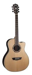 Акустическая гитара Washburn AG70CEK | Apprentice Series Grand Auditorium Cutaway Acoustic Electric Guitar w/ Electronics & HSC. New with Full Warranty!