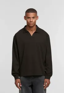 Рубашка-Поло с длинными рукавами Def, Jetblack