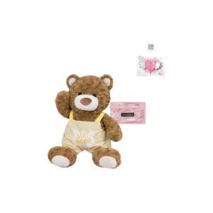 Плюшевый мишка в комбинезоне, высота 30см/40см PUDOWRABBIT