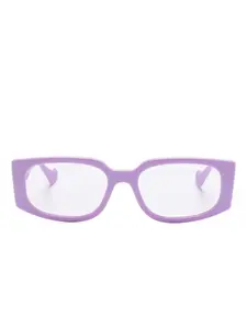 Солнцезащитные очки с логотипом Double G Gucci Eyewear, фиолетовый