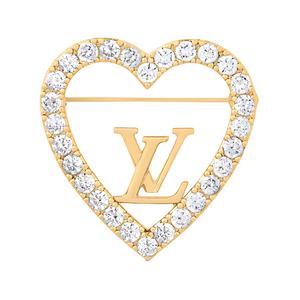 Мой Lv Love брошь LOUIS VUITTON