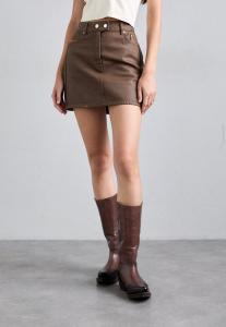 Юбка Won Hundred COATED SKIRT, Kangaroo/Dark Brown