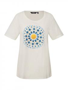 Футболка Ulla Popken, цвет offwhite