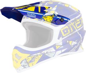 Защитный щиток для шлема Oneal 3series zen, Blue