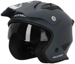 Acerbis aria 2023 твердый реактивный шлем, Grey