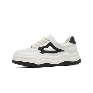 Кеды, скейтборд обувь женская низкая Cardanro, белый/черный