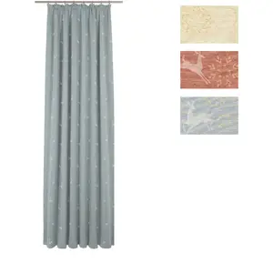 Штора Swift с кулиской, 1 шт. Wirth, синий