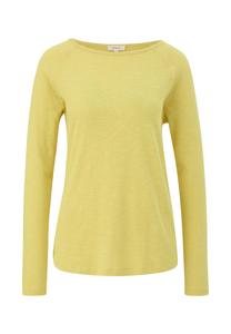 Топ с длинными рукавами s.Oliver, желтый