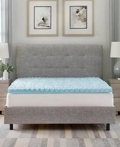 2-дюймовый наматрасник из волнистой пены с эффектом памяти, наполненный гелем, размер King ProSleep, белый