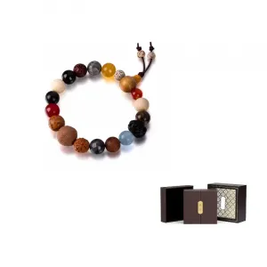 Браслеты Unisex Star Moon Bodhi Seeds IWE, eighteen-seed bodhi seed bracelet