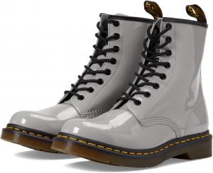 Ботинки Dr. Martens для женщин Maple с молнией и стальным носком для легкой промышленности, серый