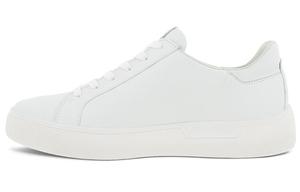 Стильные женские кеды для скейтбординга с низким верхом белого цвета Ecco