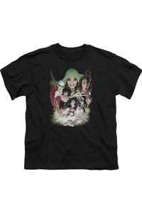 Футболка с коротким рукавом DC Comics Justice League Dark для детей Gildan, черный