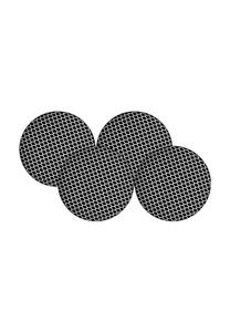 Набор из 4 обеденных тарелок takeo swing ø 26,5 см Takeo Ritzenhoff & Breker, чёрно-белые