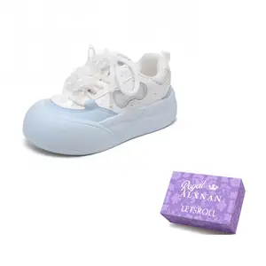 Alxnan Низкие женские скейтерские кеды синие, цвет Blue