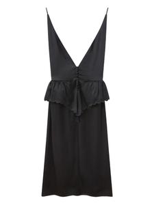 Платье с V-образным вырезом Stella McCartney, черный