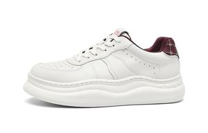 HLA Низкие скейтбордские кроссовки мужские бело-красные, цвет White Red