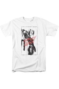 Футболка с коротким рукавом и принтом Бэтмена Куинна Gildan, белый