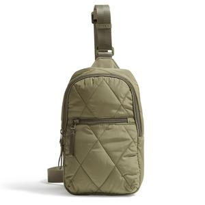 Ультралегкий слинг-рюкзак Essential Vera Bradley, зеленый