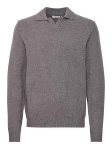 Свитер с v-образным вырезом Casual Friday Sweater Karl, базальтовый серый