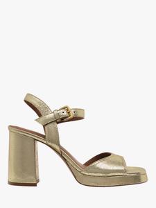 Кожаные босоножки freda lane на платформе и каблуке Radley, золотой