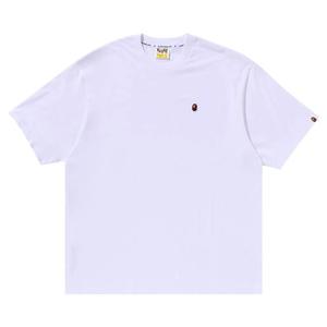 Футболка BAPE Ape Head One Point Relaxed Fit Tee, White