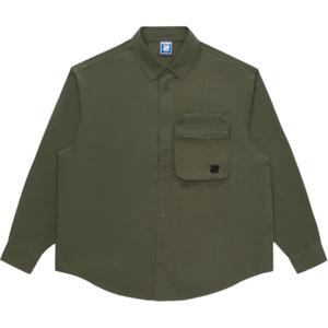 Рубашка унисекс UNDEFEATED, оливковый