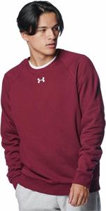 Under Armour мужская флисовая толстовка Rival, (609) Maroon/White
