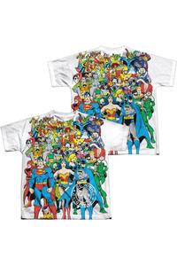 Футболка DC Comics Original Universe с коротким рукавом для подростков Gildan, белый