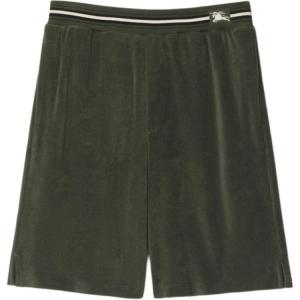Шорты с эластичным поясом Burberry, зеленый