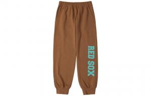 MLB Трикотажные спортивные брюки унисекс темно-бежевые