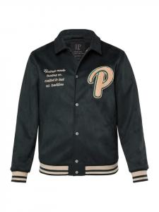 Переходная куртка темно-зеленого цвета JP1880