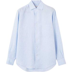 Андре рубашка на пуговицах Loro Piana, Morning Sky