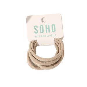 Резинка для волос alena haargummis Soho, beige, количество 1 шт.