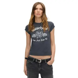 Футболка с коротким рукавом Superdry Motorhead Cap Band, серый