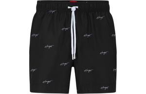 HUGO BOSS Пляжные шорты мужские Black