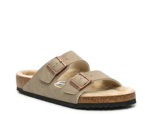 Сандалии мужские Birkenstock Arizona из овчины, серо-коричневый