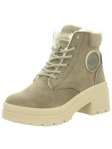 Ботильоны на шнуровке серого цвета Palladium