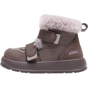 Противоскользящие, противоударные, амортизирующие, устойчивые к истиранию, увеличивающие высоту отскока детские ботинки Annil, коричневый