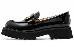 Лоферы женские черные/экрю NINE WEST