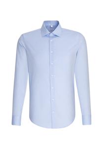 Рубашка делового кроя Slim Fit SEIDENSTICKER, пастельный синий