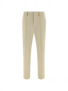 Брюки с поясными петлями Boggi Milano, бежевый