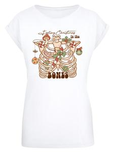 Футболка F4NT4STIC Shirt Feeling Christmas in the bones, белый