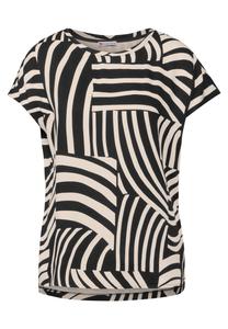 Рубашка STREET ONE, бежевый/черный