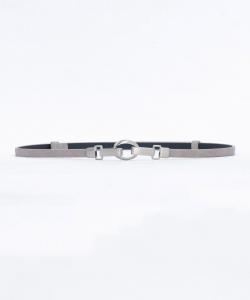 Ремень из искусственной кожи с застежкой-крючком (ширина 1,0 см)