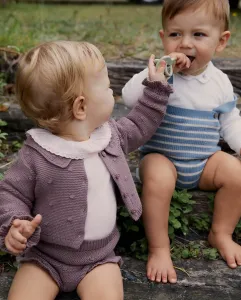 Боди с вышитым воротником Sfera, белый