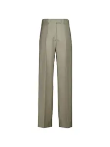 Брюки прямого кроя MIU MIU, бежевый