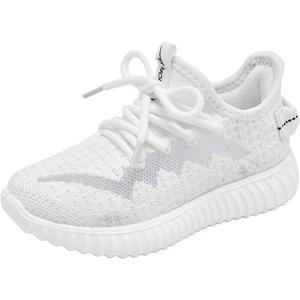 Противоскользящие и износостойкие дышащие низкие детские кроссовки для бега WARRIOR, белый